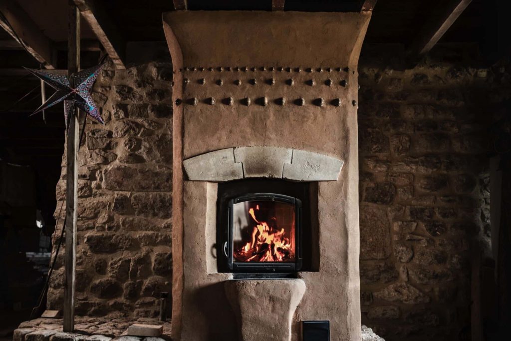 Poële de masse à Saint Victor en Ardèche